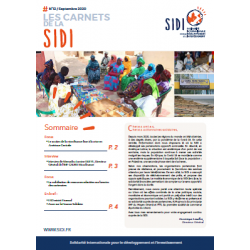 Feuillet n°12 Sept. 2020 « Les Carnets de la SIDI n°12 »