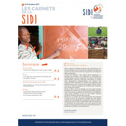 Feuillet n°5 « Les Carnets de la SIDI - Oct 2017 »