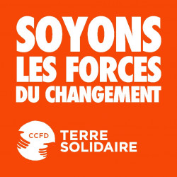 Stickers CCFD-Terre Solidaire « Soyons les forces du changement »