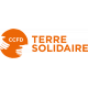 Sticker orange logo blanc