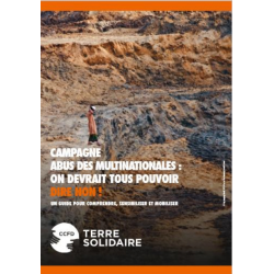 Affiches de la campagne « Abus des multinationales : on devrait tous pouvoir dire non ! »